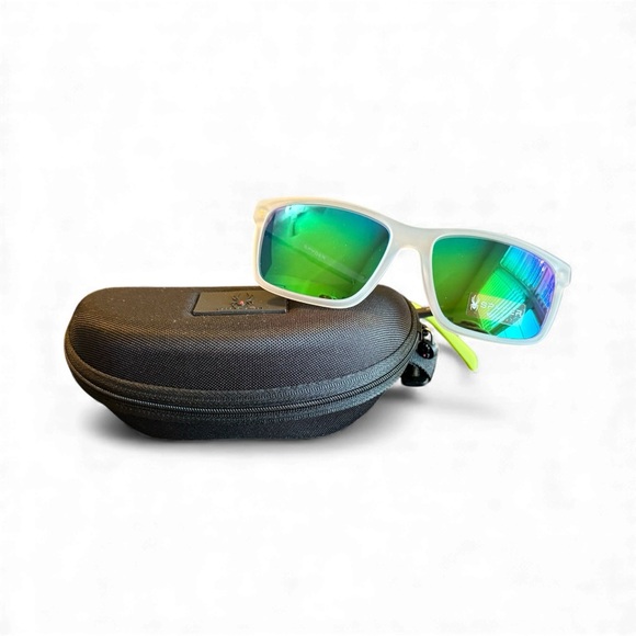 SPYDER NWT Clear and Green Mirror Sunglasses